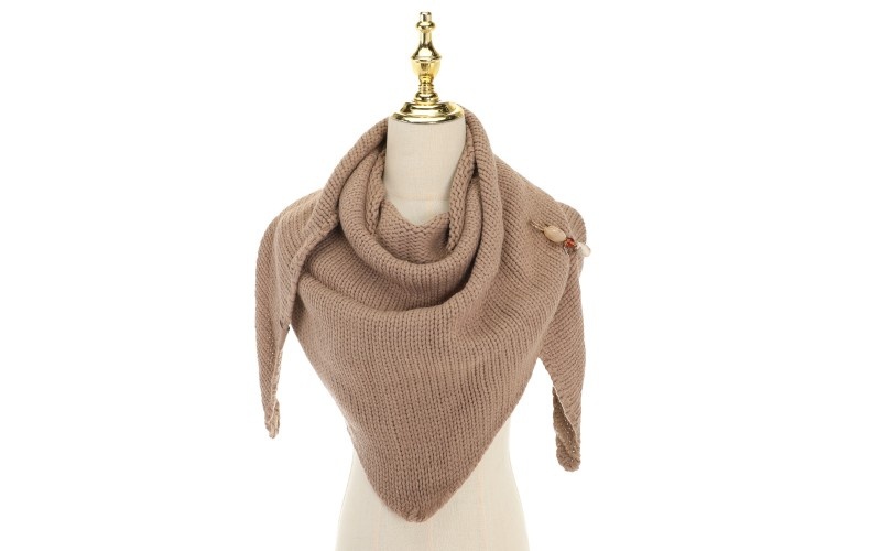 I'm Dutch Sjaal Spindel taupe