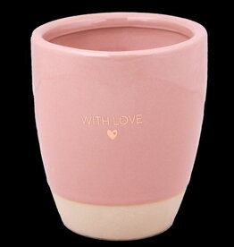 MyFlame Theemok met sojageurkaars 'With Love'