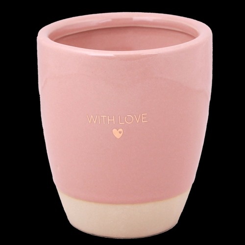 MyFlame Theemok met sojageurkaars 'With Love'
