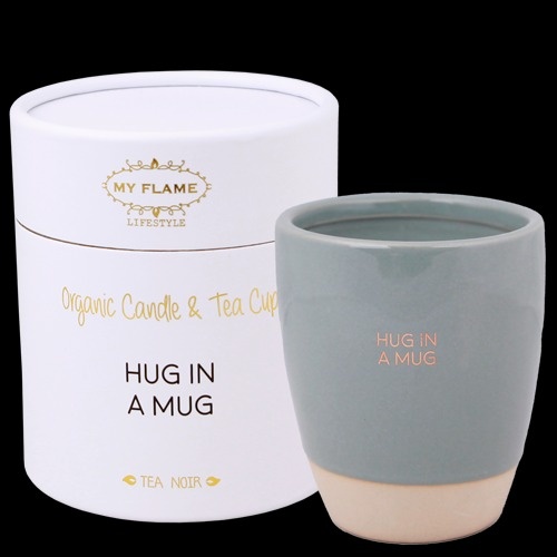 MyFlame TTheemok met sojageurkaars 'Hug in a mug'