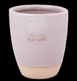 MyFlame Theemok met sojageurkaars 'You are tea-riffic'