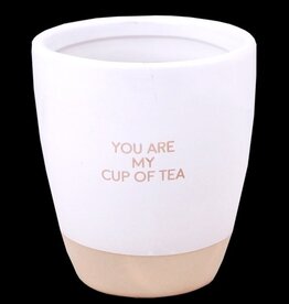 MyFlame Theemok met sojageurkaars 'You are my cup of tea'