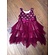 Bonnie Jean party dress burgundy