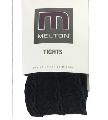 Melton Maillot maillot met kabelpatroon donkerblauw *stocksale**