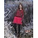 LoFff mt 104 Party dress Red Coral - Black *stocksale**