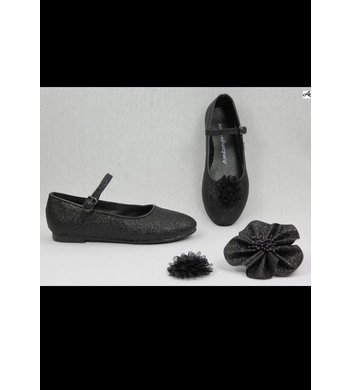 Amézing Shoes ballerina black glitter V Amézing Shoes ballerina black glitter V