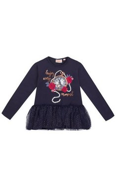 UBS.2 mt 128 shirt/tuniek donkerblauw V