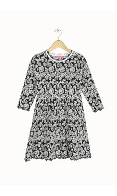 Derhy Kids 116 (4/6 ans) jurkje Aude zwart wit V