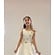 Kate Mack/Biscotti party dress gold beige