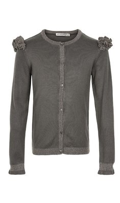 Minymo vestje donkergrijs met goud VXX