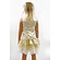 mt 104 feestjurkje goud beige Vxx