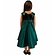 Bonnie Jean feestjurkje hi-low green V - VXX
