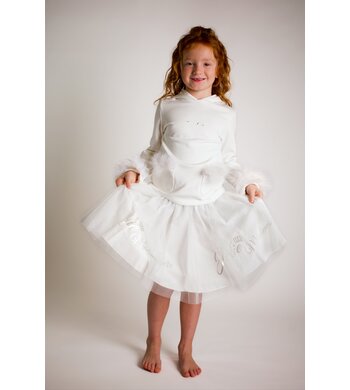 Lapin House tule rokje offwhite V