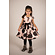 Bonnie Jean mt 110 jurkje flockprint roze V
