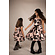 Bonnie Jean mt 110 jurkje flockprint roze V