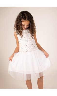 Derhy Kids Isa dress 3 in 1 white