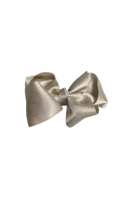 Party haarspeldje glitterstrik beige goud V