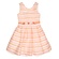 Gymp dress offwhite/peach/pink