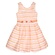 Gymp mt 104 feestjurkje offwhite/peach/roze