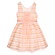 Gymp dress offwhite/peach/pink