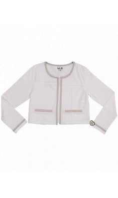 LoFff Pretty Jacket Optical white with silver bindings