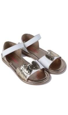 Billieblush sandals white and gold