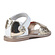 Billieblush sandals white and gold