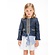 UBS.2 jasje met gouden glitter bies donkerblauw V