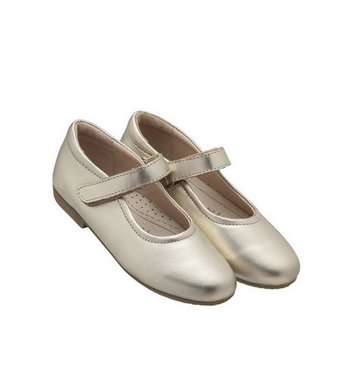 Old Soles leren ballerina goud