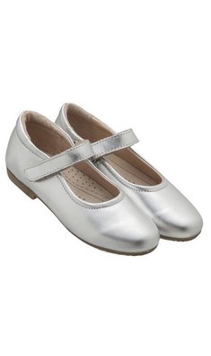 Old Soles leren ballerina zilver V - VXX