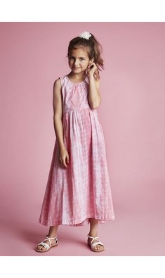 Creamie maxi jurk pink icing roze VXX