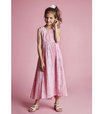 Creamie maxi jurk pink icing roze