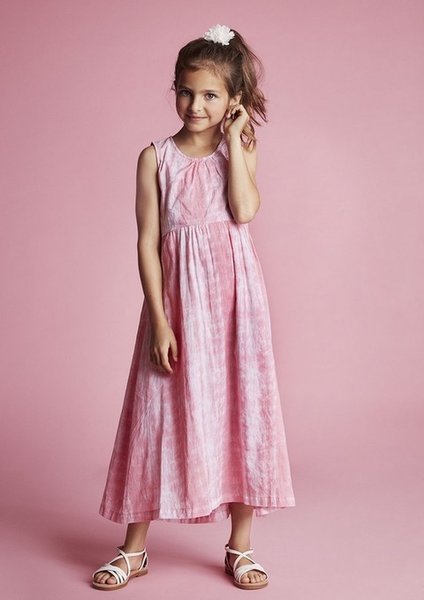 maxi jurk icing roze -