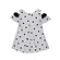 Lapin House dress blue dots offwhite