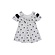 Lapin House dress blue dots offwhite