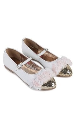 Billieblush ballet flats with golden point