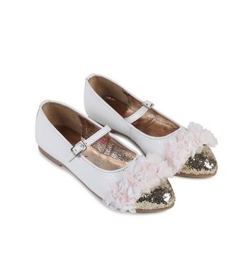 Billieblush leren ballerina's met gouden neus V Billieblush leren ballerina's met gouden neus V