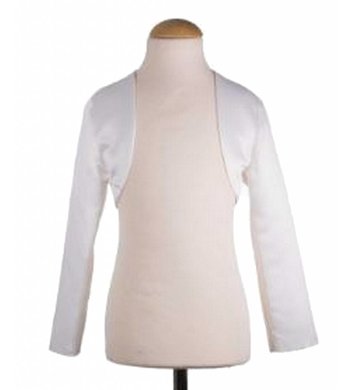 Happy Girls mt 116/122 bolero jasje white V Happy Girls mt 116/122 bolero jasje white V