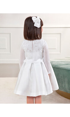 Abel & Lula cardigan sparkle offwhite