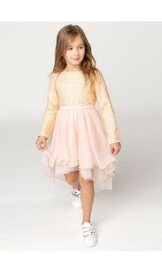 Billieblush party dress hi-low peach pink