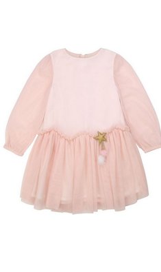 Billieblush jurk mesh roze VXX