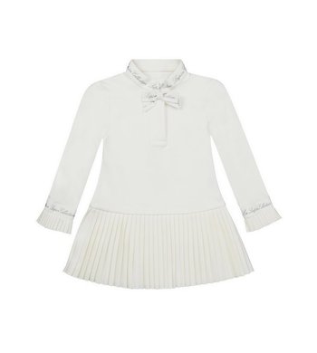 Lapin House mt 86 jurk met plisse ivoor VXX