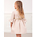 Abel & Lula mt 158 jacquard jurkje roze VXX