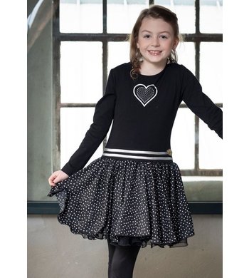 LoFff feestjurk dance with me black dot small VXX
