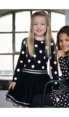 LoFff mt 92 jurk dance with me black dot Vxx