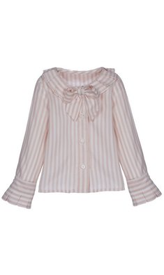 Lapin House bloesje gestreept roze VXX