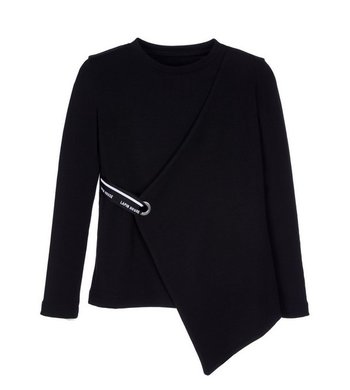Lapin House asymmetrische top zwart V