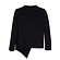 Lapin House asymmetrische top zwart V