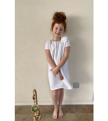 Billieblush jurk met strik wit VO