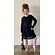 LoFff mt 104 jurk lace dark blue V